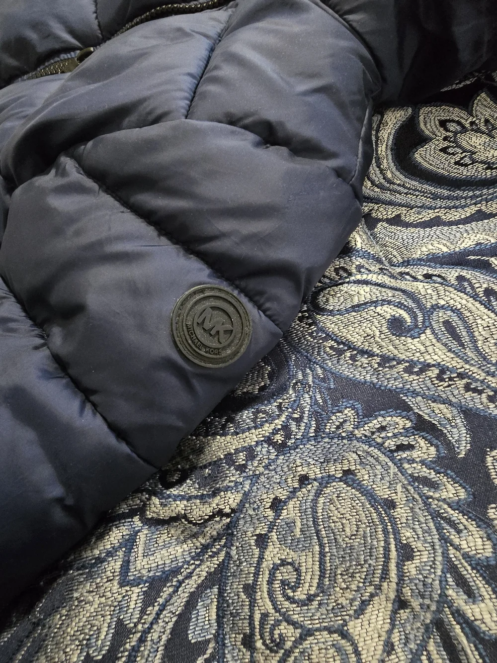 Michael Kors Baby Puffer Jacket (18 Months) - Navy Blue